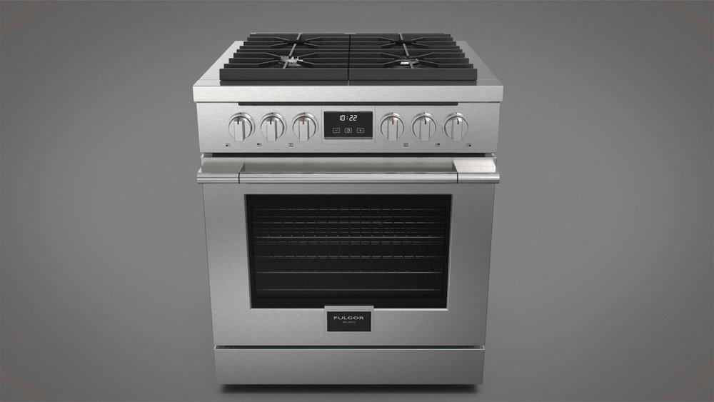30 ACCENTO GAS RANGE 4 ALUMINUM BURNERS 