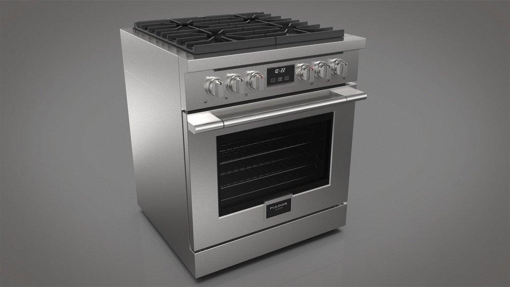 30 ACCENTO GAS RANGE 4 ALUMINUM BURNERS 