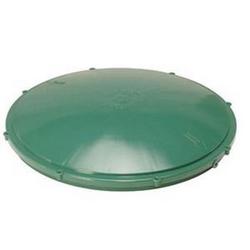 Green 16" Round Domed Septic Sistem Riser Lid - Lid Only
