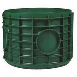 Green 16" Round x 12" High Septic System Tank Riser - Less Lid