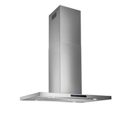 23-5/8 x 35-7/16 x 11-1/8 x 11-5/8 in. 640 cfm Ducted Island Hood & Vent in Stainless Steel