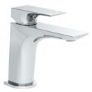 Single Handle Monoblock Bathroom Sink Faucet in Polished Chrome 