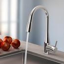 Single Handle Monoblock Bathroom Sink Faucet in Polished Chrome 