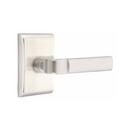 Passage Lever in Satin Nickel