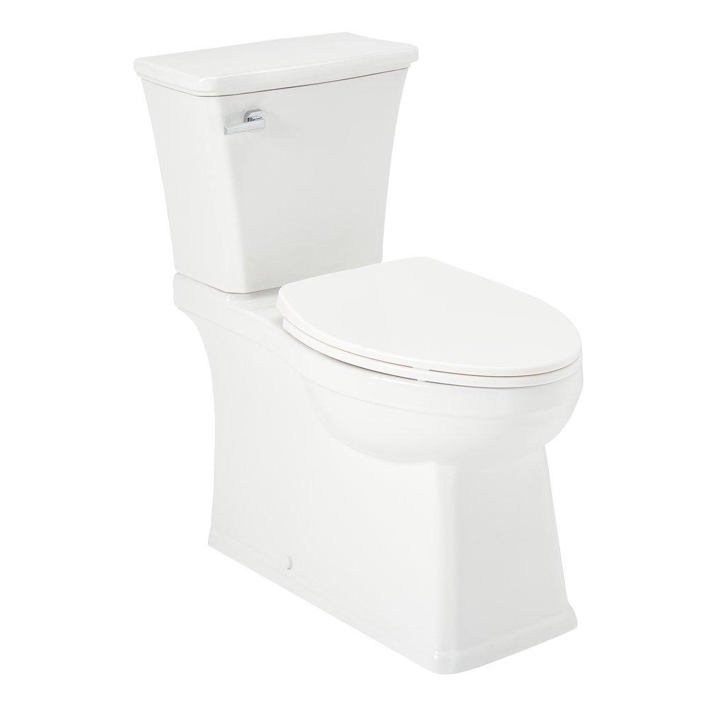1.28 gpf Elongated Two Piece Toilet in White 