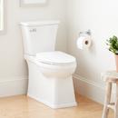1.28 gpf Elongated Two Piece Skirted Toilet in White
