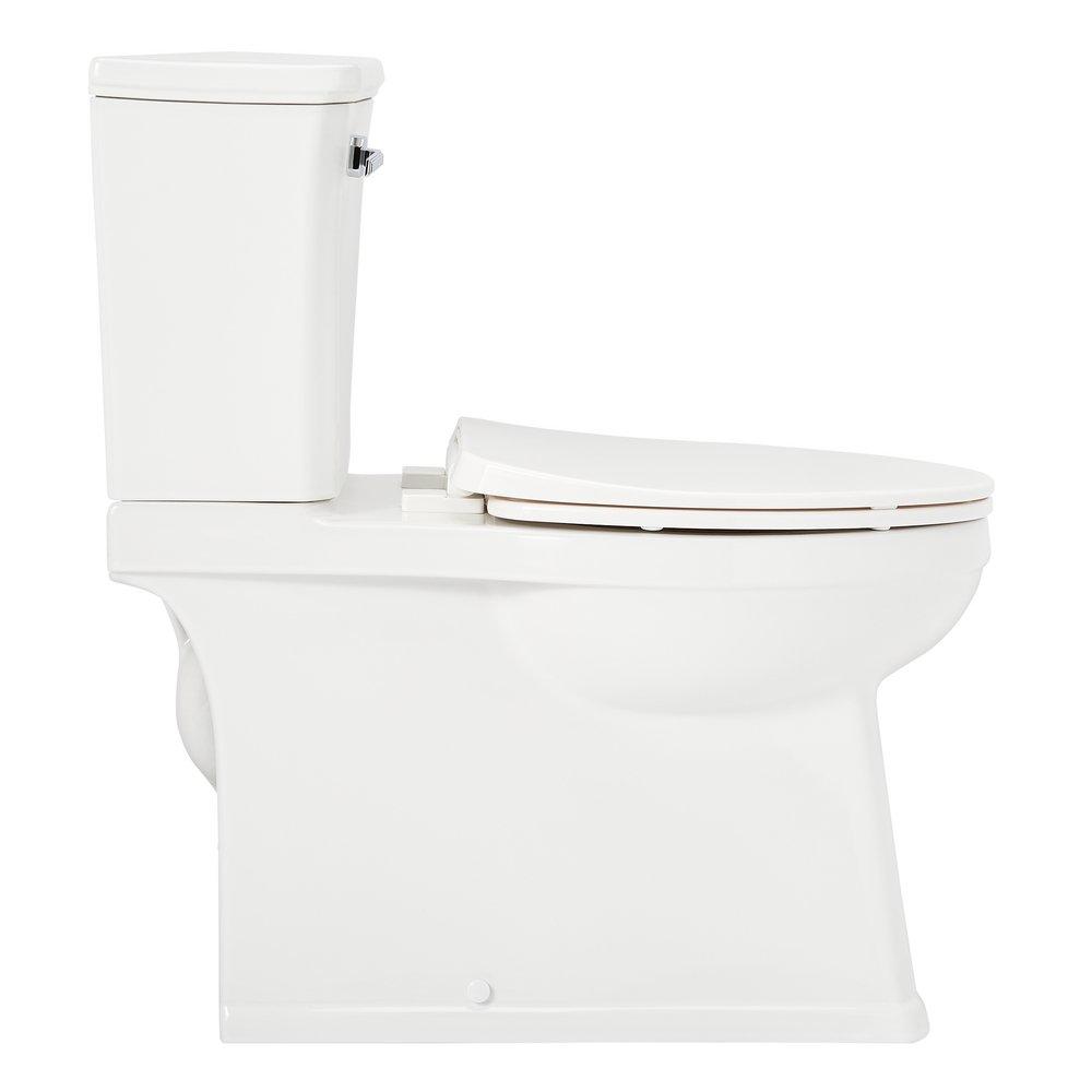 1.28 gpf Elongated Two Piece Toilet in White 