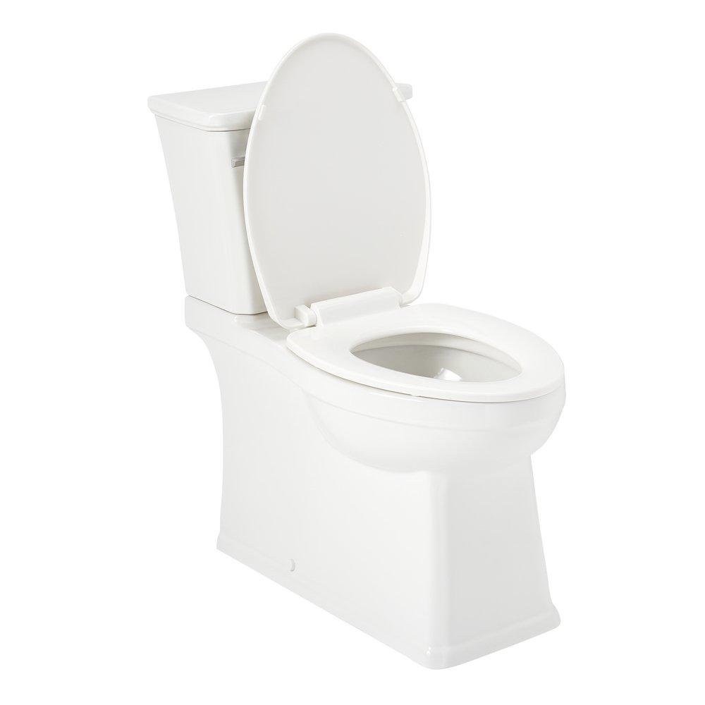 1.28 gpf Elongated Two Piece Toilet in White 