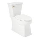 1.28 gpf Elongated Two Piece Toilet in White 