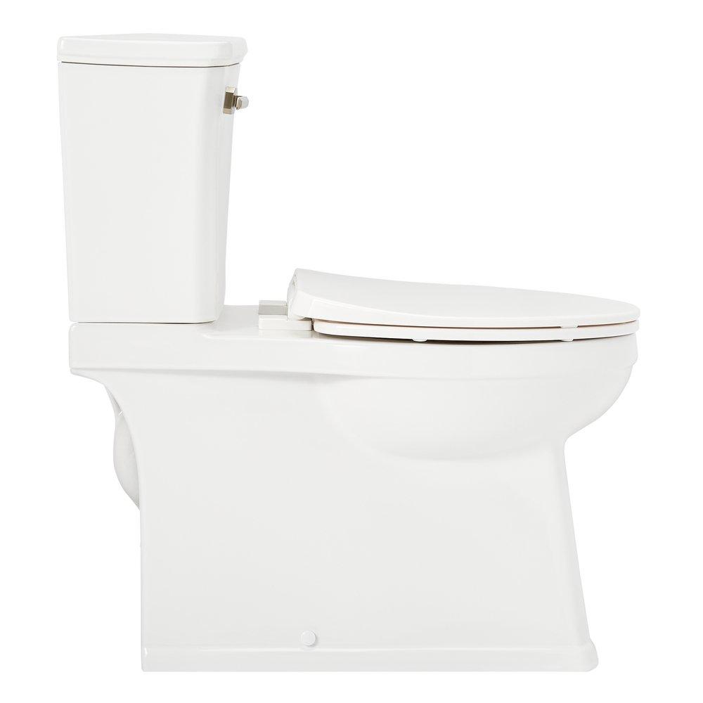 1.28 gpf Elongated Two Piece Toilet in White 
