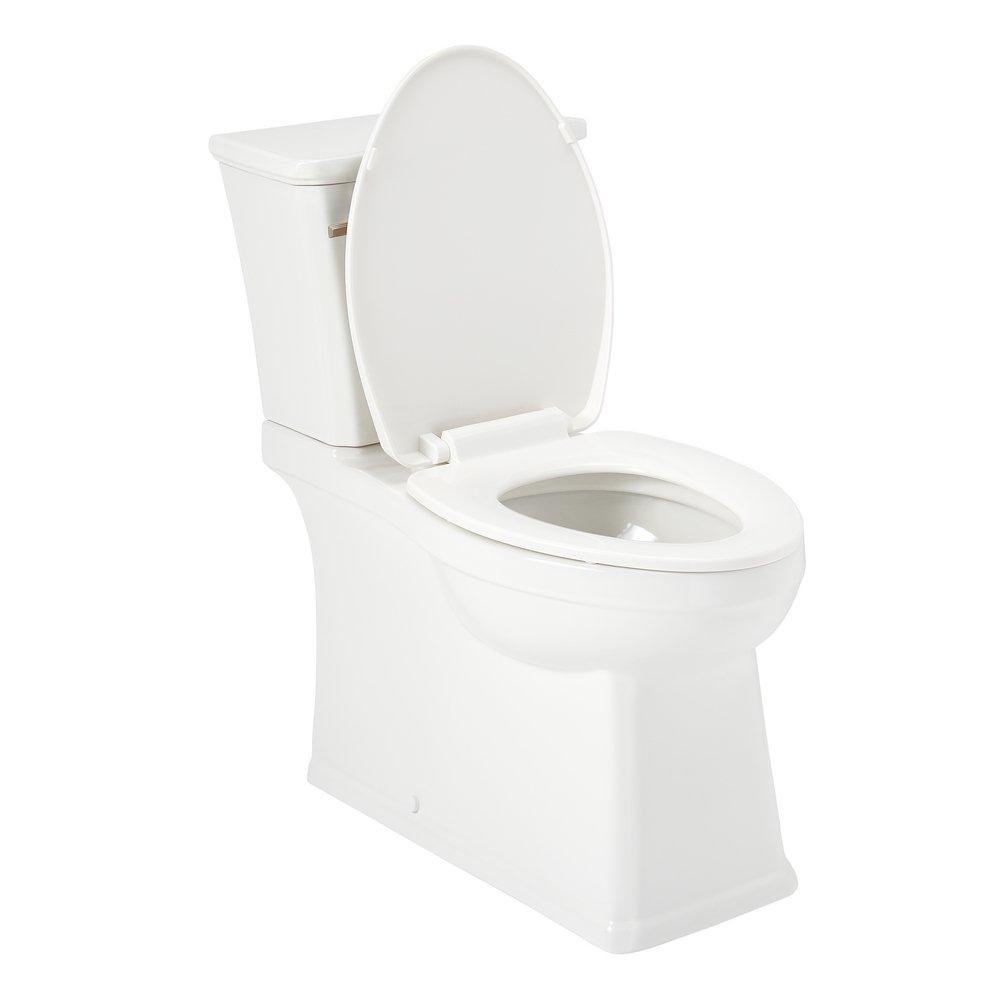 1.28 gpf Elongated Two Piece Toilet in White 