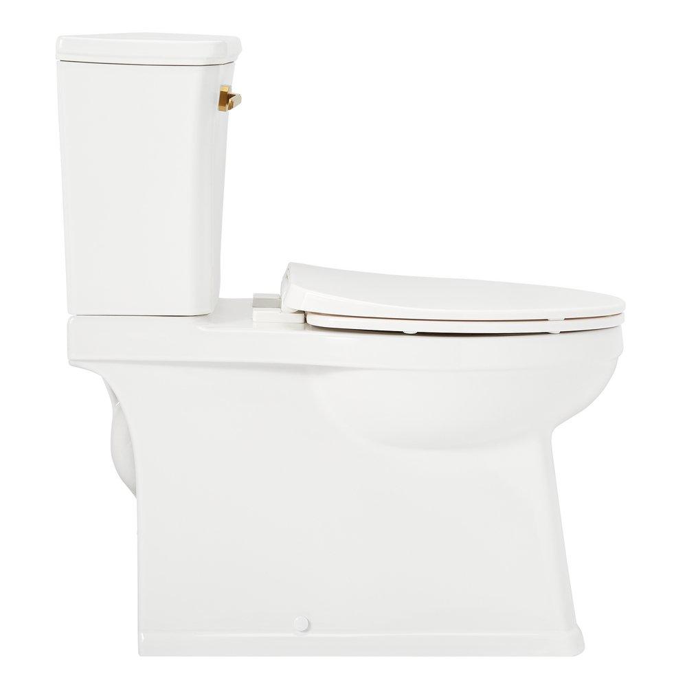 1.28 gpf Elongated Two Piece Toilet in White 