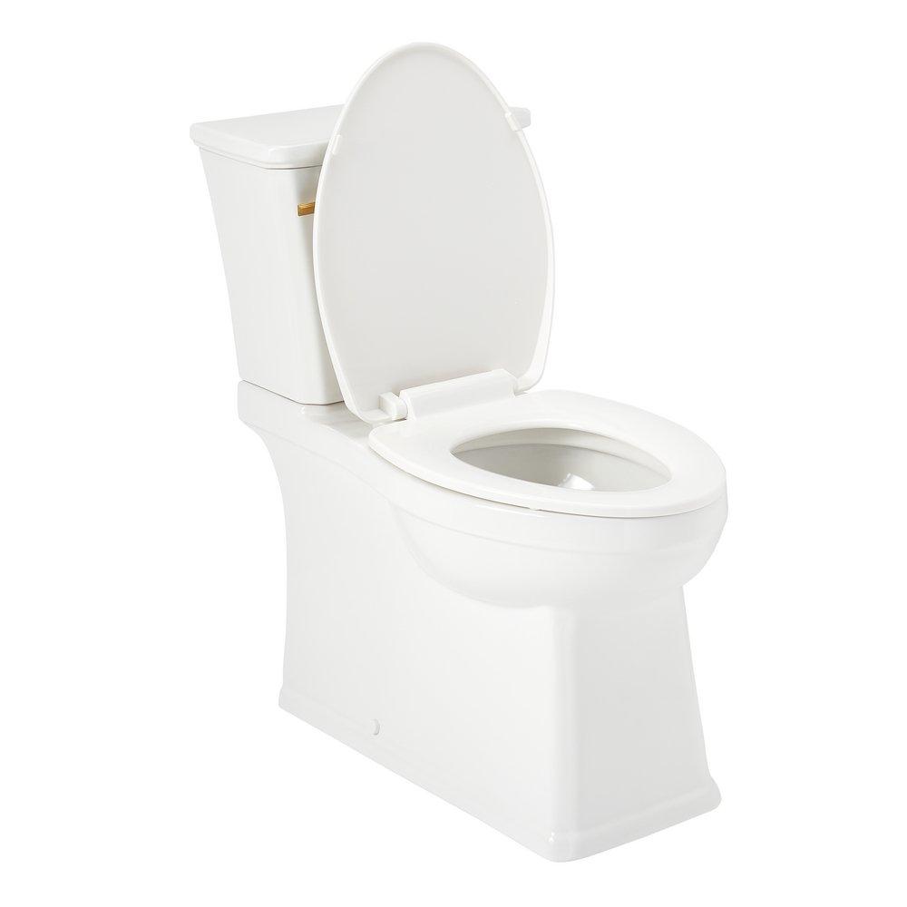 1.28 gpf Elongated Two Piece Toilet in White 