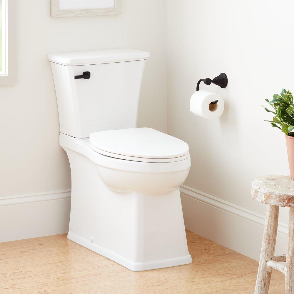 1.28 gpf Elongated Two Piece Toilet in White 
