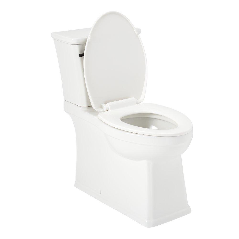 1.28 gpf Elongated Two Piece Toilet in White 