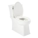 1.28 gpf Elongated Two Piece Toilet in White 