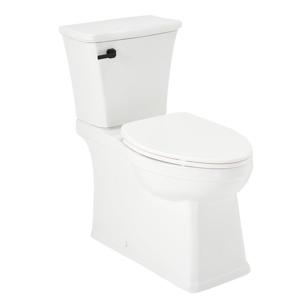 1.28 gpf Elongated Two Piece Toilet in White 