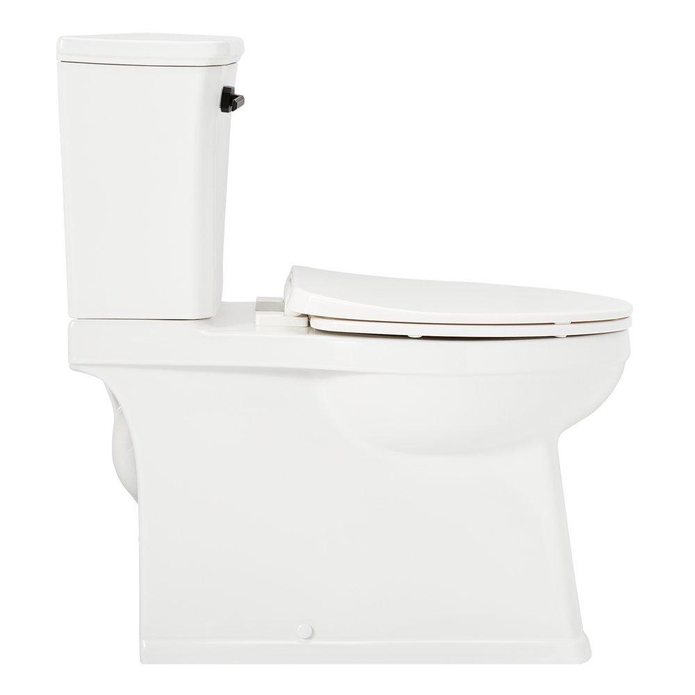 1.28 gpf Elongated Two Piece Toilet in White 