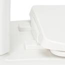 1.28 gpf Elongated Two Piece Skirted Toilet in White 