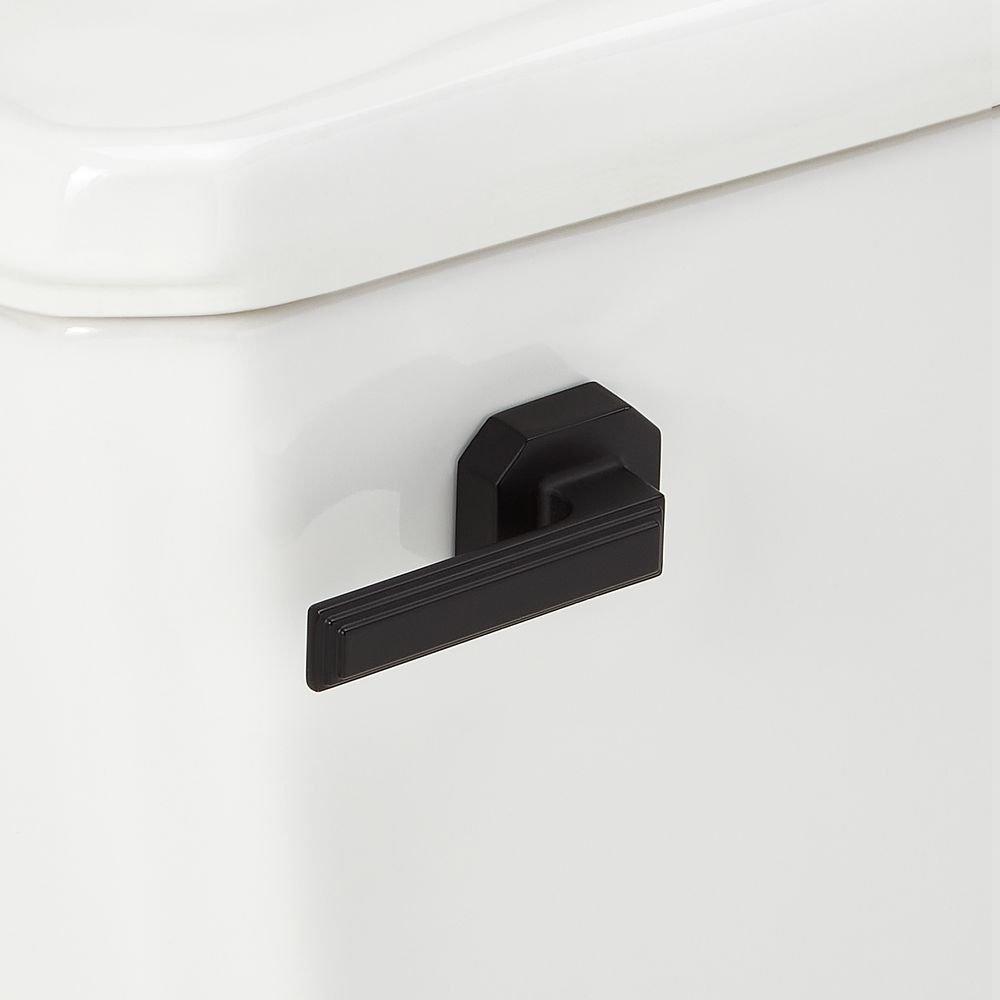1.28 gpf Elongated Two Piece Skirted Toilet in White 