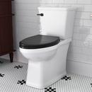 1.28 gpf Elongated Two Piece Skirted Toilet in White 