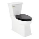 1.28 gpf Elongated Two Piece Toilet in White 