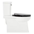 1.28 gpf Elongated Two Piece Skirted Toilet in White 
