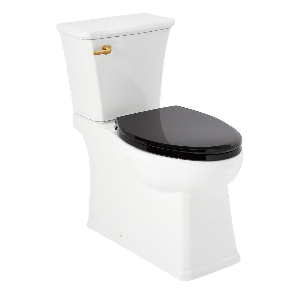 1.28 gpf Elongated Two Piece Toilet in White 