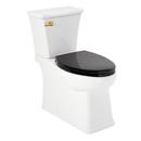 1.28 gpf Elongated Two Piece Toilet in White 