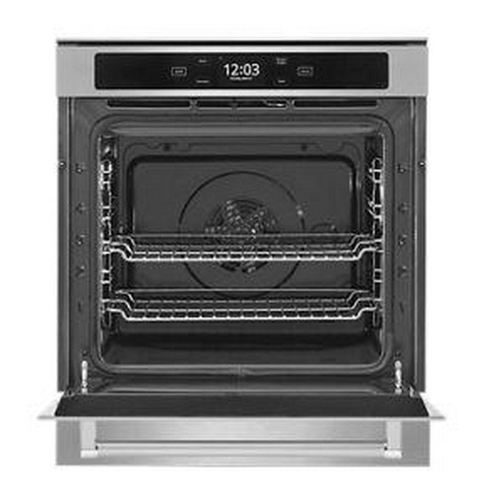 KitchenAid Fingerprint Resistant Stainless Steel 24 x 22-1/2 in. 20A 2.90 cu. ft. Drop Down Single Oven 