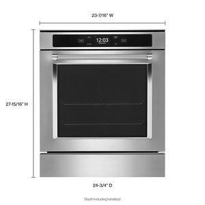 KitchenAid Fingerprint Resistant Stainless Steel 24 x 22-1/2 in. 20A 2.90 cu. ft. Drop Down Single Oven 