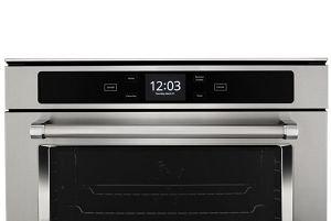 KitchenAid Fingerprint Resistant Stainless Steel 24 x 22-1/2 in. 20A 2.90 cu. ft. Drop Down Single Oven 