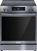 30 in. 5-Burner Electric Freestanding Range in Black Stainless Steel