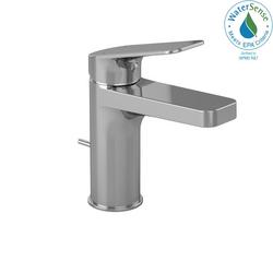 Single Handle Monoblock Bathroom Sink Faucet in Polished Chrome