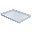 48 in. x 42 in. Shower Base with Center Drain in White