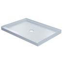 48 in. x 42 in. Shower Base with Center Drain in White 