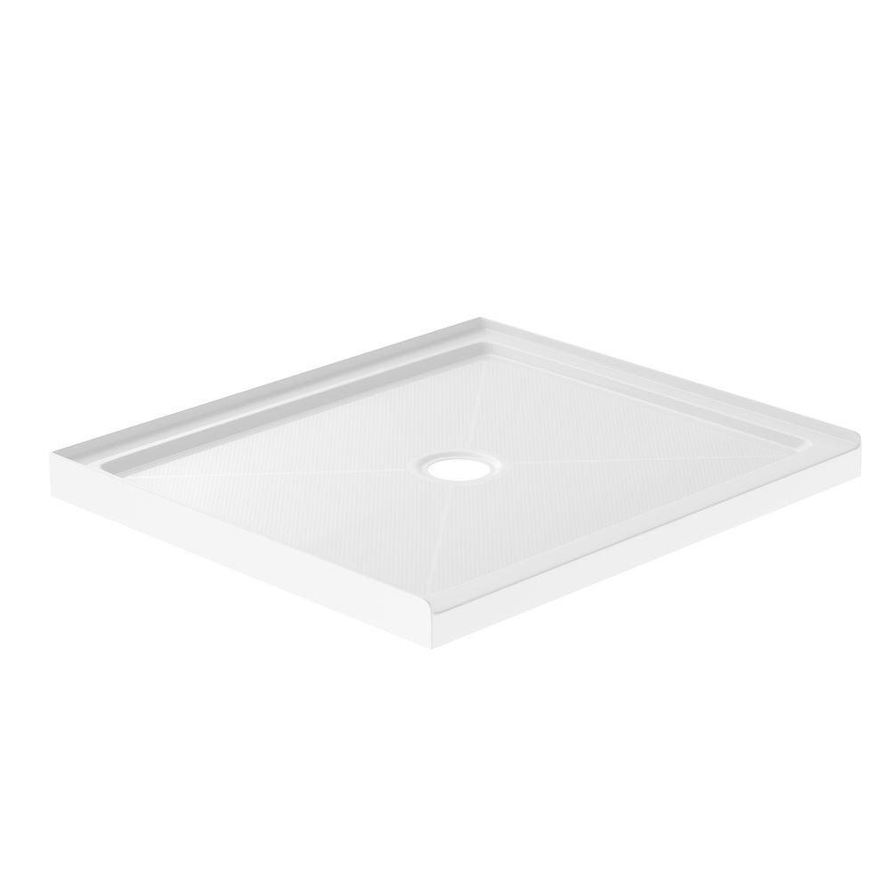 PROFLO&reg; White 41-7/8 x 33-7/8 in. Rectangle Shower Base 