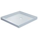 48 in. x 48 in. Shower Base with Center Drain in White