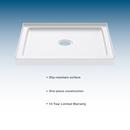 48 in. x 48 in. Shower Base with Center Drain in White 