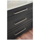 160 MM CENTER-TO-CENTER MATTE BLACK RICHARD CABINET PULL 