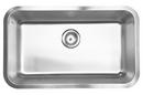 M S International Brushed Satin 29-7/8 x 18-1/16 in. No Hole Stainless Steel Single Bowl Undermount Kitchen Sink 