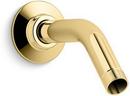 5-3/8 in. Shower Arm and Flange in Vibrant Polished Brass
