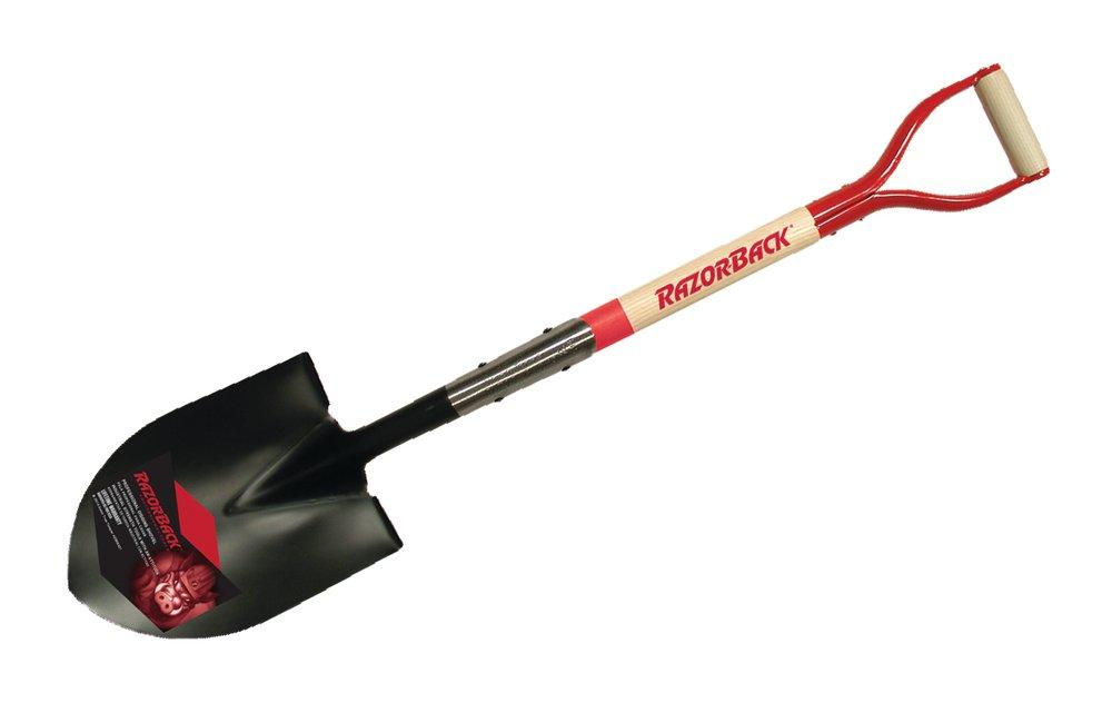 True Temper Round-Point Shovel with D-Handle 