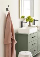 Amerock Matte Black Double Prong Wall Hook 