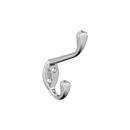 Double Prong Wall Hook in Polished Chrome