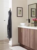 APEX CONTEMPORARY SINGLE PRONG CHAMPAGNE BRONZE WALL HOOK 