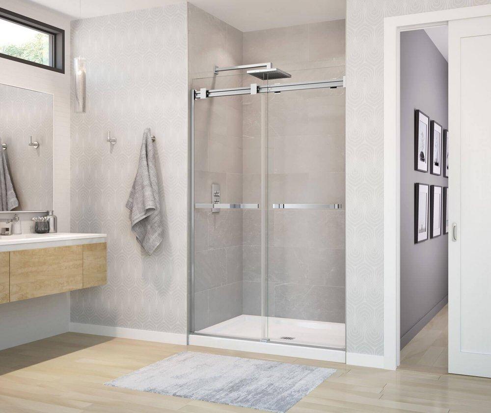 48 in. x 36 in. Shower Base with Center Drain in White 