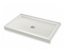 48 in. x 36 in. Shower Base with Center Drain in White 