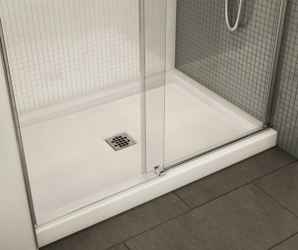 MAAX White 48 x 36 in. Shower Base Center Drain 