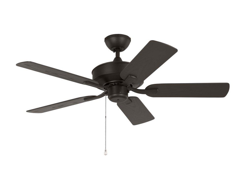 LINDEN 44 TRADITIONAL INDOOR/OUTDOOR BRONZE CEILING FAN WITH REVERSIBLE MOTOR 